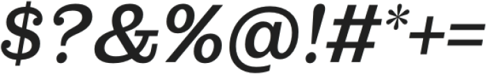 Lagom Regular Italic otf (400) Font OTHER CHARS
