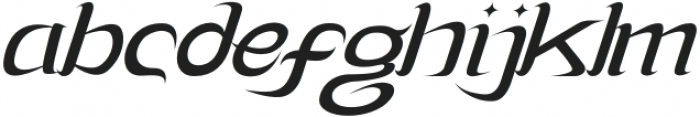 Lagosi-Italic otf (400) Font LOWERCASE