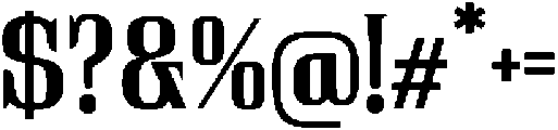 Lagovon Bold otf (700) Font OTHER CHARS