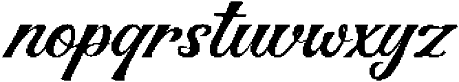Laguna Hunters Regular otf (400) Font LOWERCASE