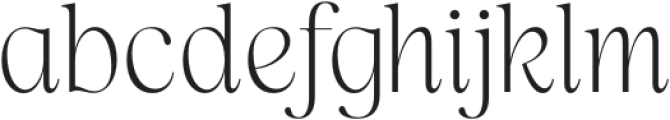 Lah Kagok Extra Light otf (200) Font LOWERCASE