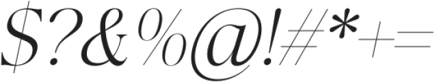 Lah Kagok Light Italic otf (300) Font OTHER CHARS
