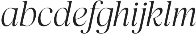 Lah Kagok Light Italic otf (300) Font LOWERCASE