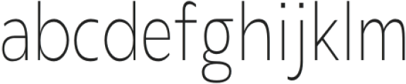 Laire Sans Extra Light Condensed otf (200) Font LOWERCASE