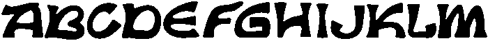 Lajitas NQ Regular otf (400) Font UPPERCASE