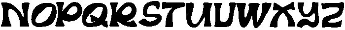 Lajitas NQ Regular otf (400) Font UPPERCASE