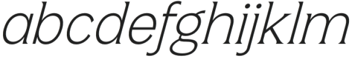 Lakaran ExtraLight Italic otf (200) Font LOWERCASE