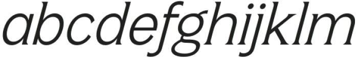 Lakaran Light Italic otf (300) Font LOWERCASE