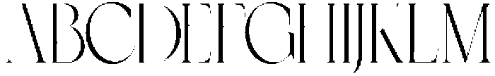 Lake Como Regular otf (400) Font UPPERCASE