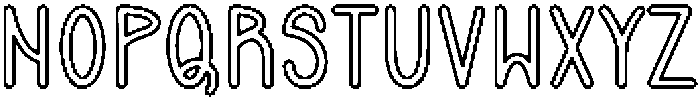 Lakeside Outline otf (400) Font UPPERCASE