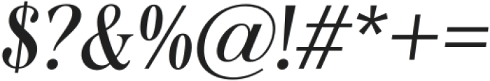 Lakone-Italic otf (400) Font OTHER CHARS