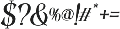 Lakony Italic otf (400) Font OTHER CHARS