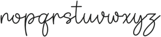 Lalatina Patricia Script otf (400) Font LOWERCASE
