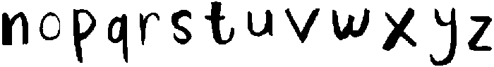 Lalumipoko Regular otf (400) Font LOWERCASE