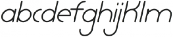 Lamberto Light Italic otf (300) Font LOWERCASE