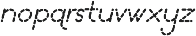 Lamborgini Italic Dash otf (400) Font LOWERCASE