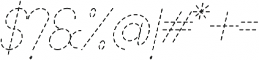 Lamborgini Thin Italic Dash ttf (100) Font OTHER CHARS