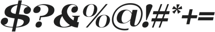Lamna Italic otf (400) Font OTHER CHARS