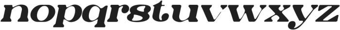 LamnaBlur-Italic otf (400) Font LOWERCASE