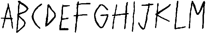 Lamore Regular otf (400) Font UPPERCASE