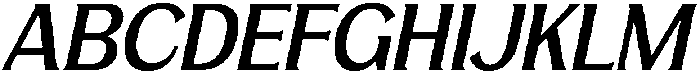 Lamrata Italic otf (400) Font UPPERCASE