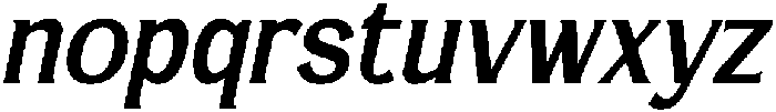 Lamrata Italic otf (400) Font LOWERCASE