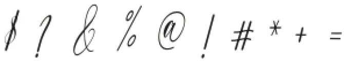 Lamtunda Script Regular otf (400) Font OTHER CHARS