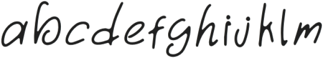 Lancika Regular otf (400) Font LOWERCASE