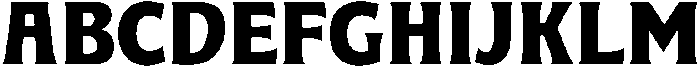 Landhuis ExtraBold otf (700) Font UPPERCASE