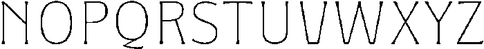 Landhuis ExtraLight otf (200) Font UPPERCASE