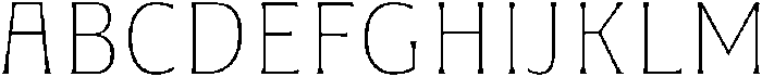 Landhuis ExtraLight otf (200) FONT