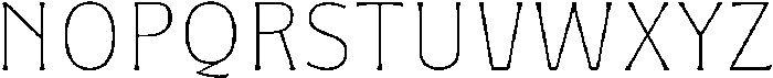 Landhuis ExtraLight otf (200) Font LOWERCASE