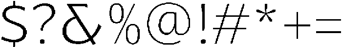 Landhuis Light otf (300) Font OTHER CHARS