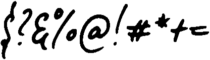 Landslide-Italic otf (400) Font OTHER CHARS