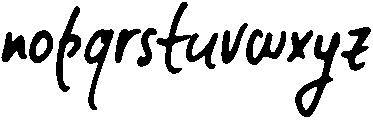 Landslide-Italic otf (400) Font LOWERCASE