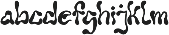 LangkyBlues-Regular otf (400) Font LOWERCASE
