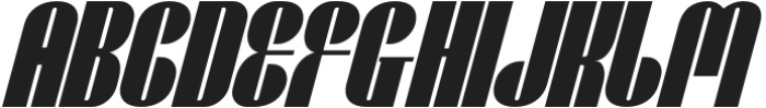 Language Materials Italic otf (400) Font UPPERCASE