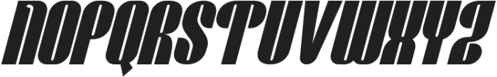 Language Materials Italic otf (400) Font UPPERCASE