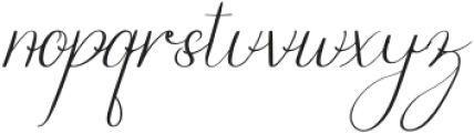 Lantby Italic otf (400) Font LOWERCASE