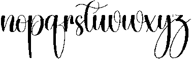 Lantern Regular otf (400) Font LOWERCASE