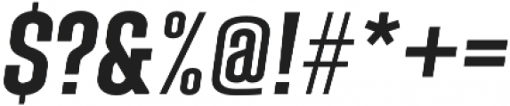 Laqonic 4F Unicase Medium Italic otf (500) Font OTHER CHARS