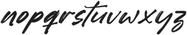 Laquentta Morelly Italic otf (400) Font LOWERCASE