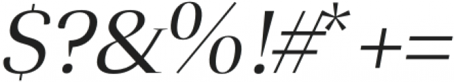 Lara Regular Italic otf (400) Font OTHER CHARS