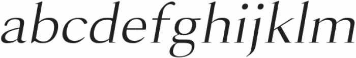 Lara Regular Italic otf (400) Font LOWERCASE