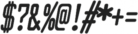 Larabiefont Compressed Bold Italic otf (700) Font OTHER CHARS