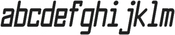 Larabiefont Compressed Bold Italic otf (700) Font LOWERCASE