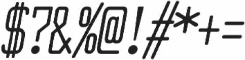 Larabiefont Compressed Italic otf (400) Font OTHER CHARS