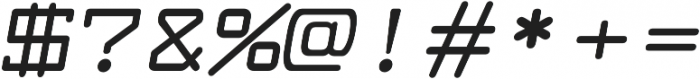 Larabiefont Extended Bold Italic otf (700) Font OTHER CHARS