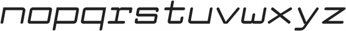 Larabiefont Extended Bold Italic otf (700) Font LOWERCASE