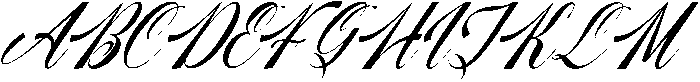 Larfioda Italic otf (400) Font UPPERCASE